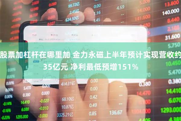 股票加杠杆在哪里加 金力永磁上半年预计实现营收约35亿元 净利最低预增151%