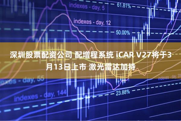 深圳股票配资公司 配增程系统 iCAR V27将于3月13日上市 激光雷达加持